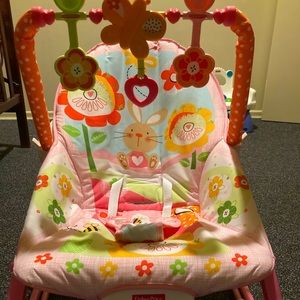 Baby girl rocker